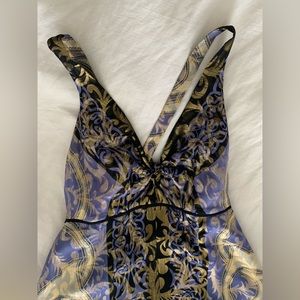 Nicole Miller Silk/Metallic Dress